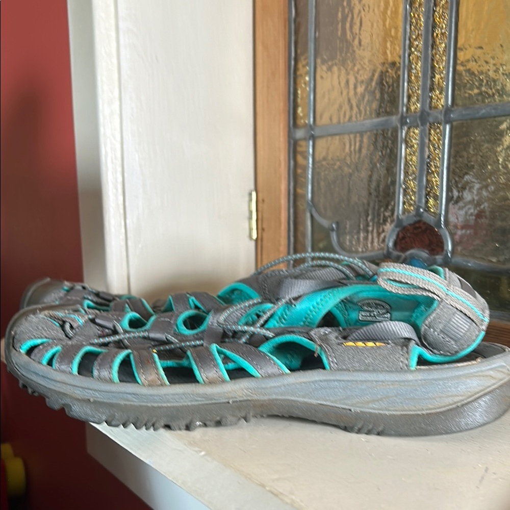 Keen Gray and Teal Sandals - Picture 5 of 7